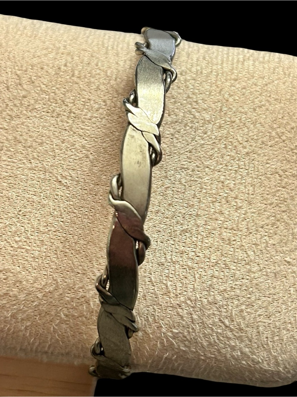 Taxco Mexico Sterling Silver Wire Bangle Bracelet 925